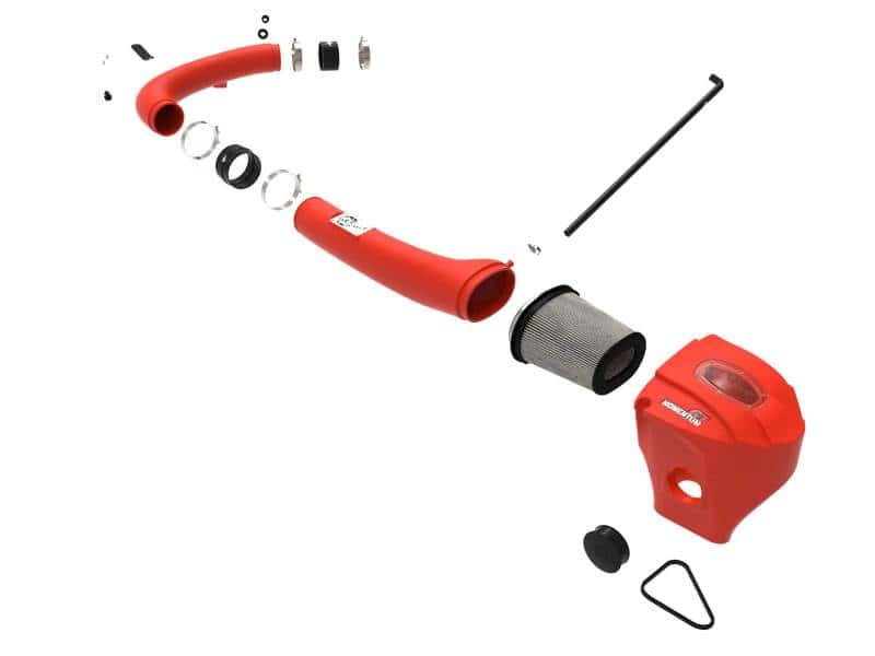 aFe — aFe Momentum GT Dry S Stage-2 Intake System 11-15 Dodge Challenger/Charger V6-3.6L (Red)
Momentum GT Intake - view 2