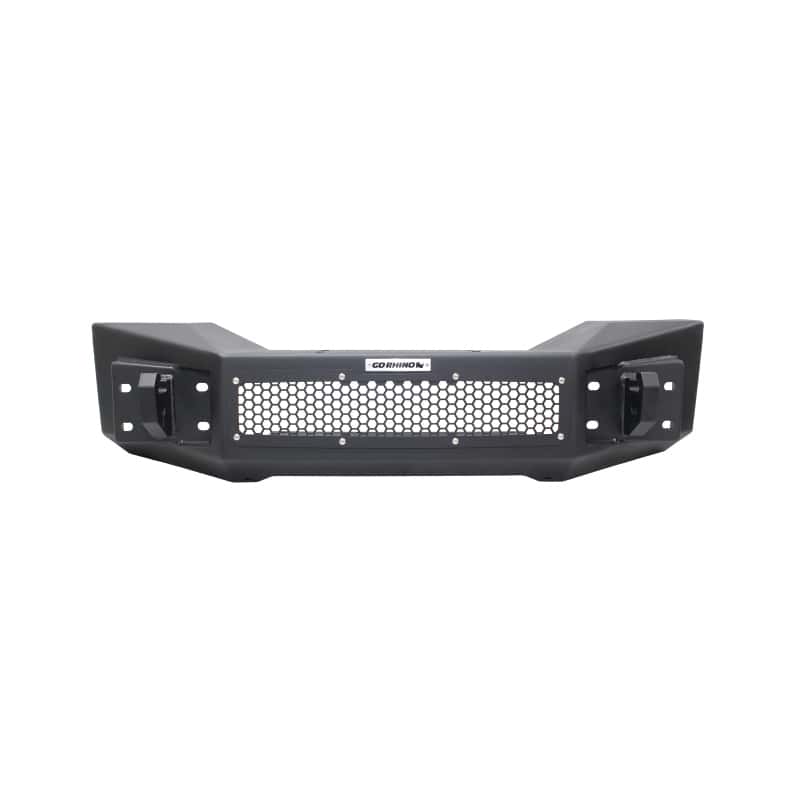 Go Rhino — Go Rhino 07-20 Jeep Wrangler JL/JLU/JK/JKU/Gladiator JT Rockline Front Stubby Bumper
Rockline Bumper (F) - view 4