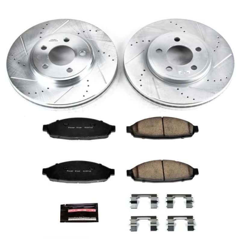 PowerStop — Power Stop 03-11 Ford Crown Victoria Front Z23 Evolution Sport Brake Kit - view 1