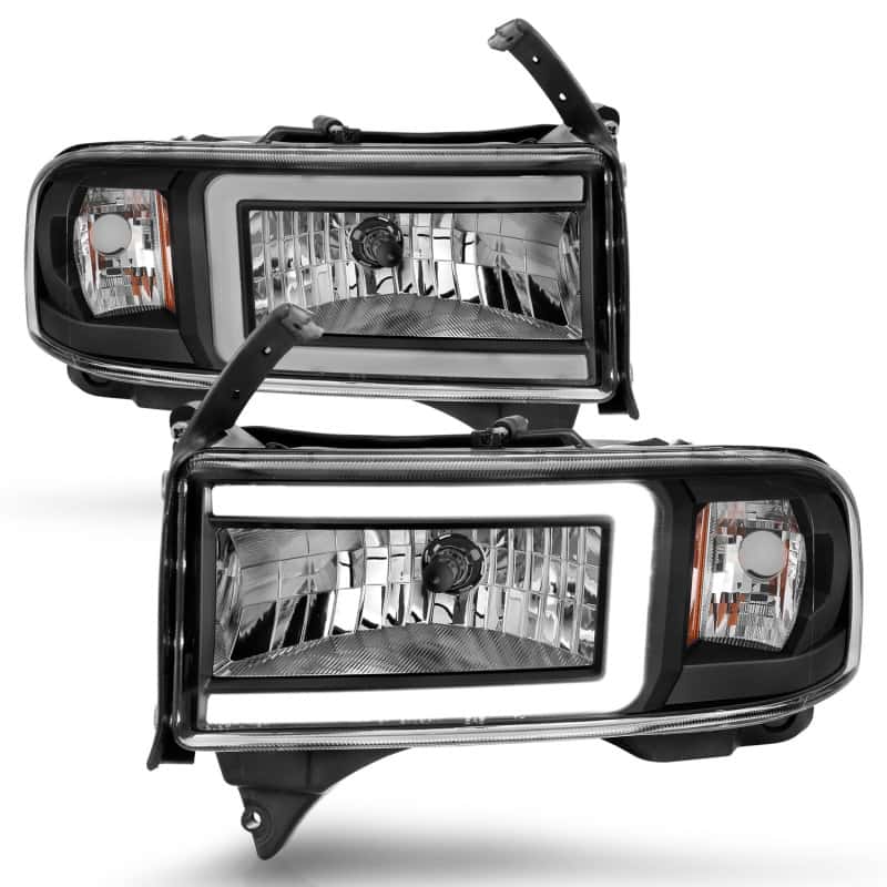 ANZO — ANZO 94-02 Dodge RAM Crystal Headlight - w/ Light Bar Black Housing
Head Light Set
HdLtSet - view 8