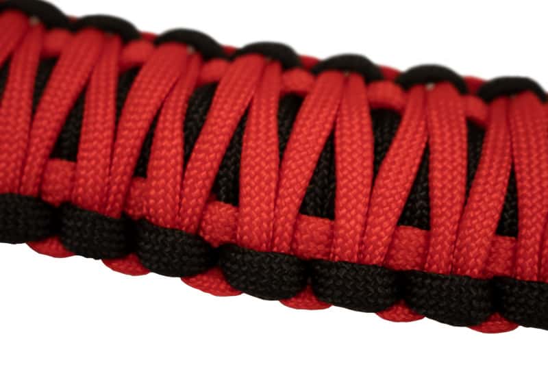 Fishbone Offroad — Fishbone Offroad 07-18 Wrangler JK A Pillar Sound Bar Red Paracord Grab Handles - view 4