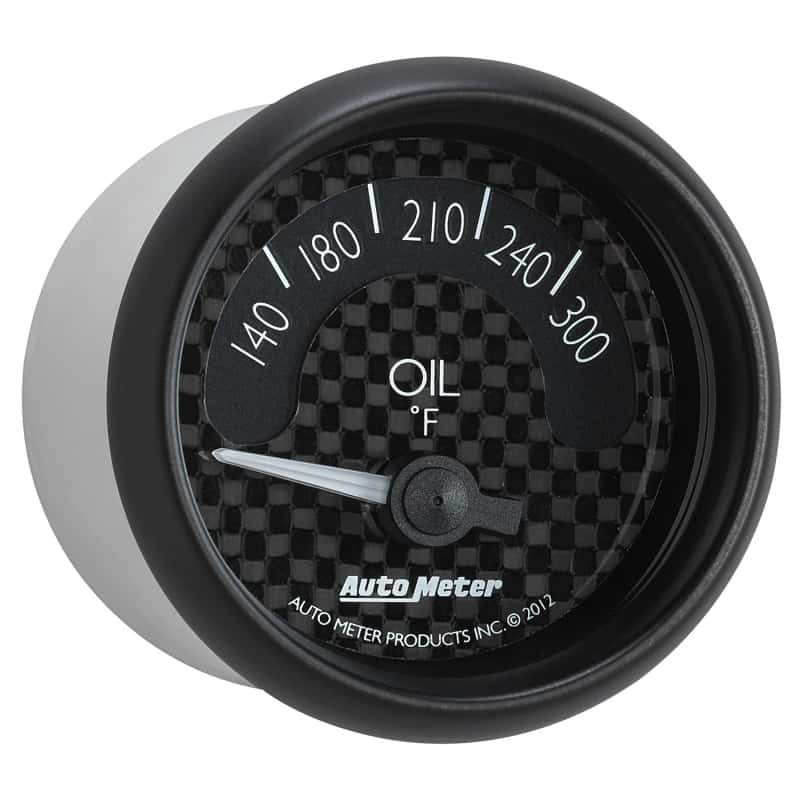AutoMeter — Autometer GT Series 52mm Short Sweep Electronic 140-300 Deg F Oil Temperature
2-1/16" OIL TEMP, 14 - view 11