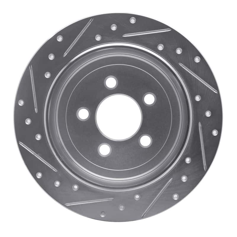 R1 Concepts — R1 07-12 Dodge Nitro Rear Left Drilled & Slotted Silver Brake Rotor
R1 Brake Rotor Drill - view 5
