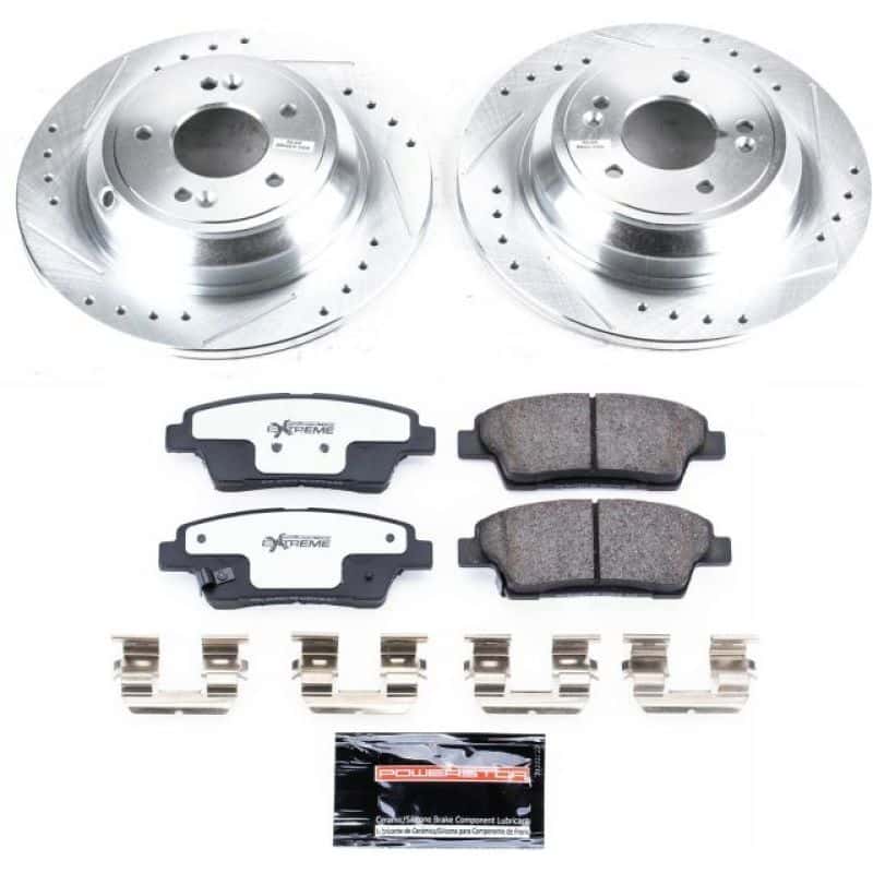 PowerStop — Power Stop 17-18 Genesis G80 Rear Z26 Street Warrior Brake Kit - view 1