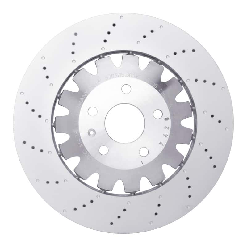DFC — DFC 12-13 Audi TT Quattro RS Front Drilled Hi-Carbon Alloy Geomet Coated Rotor
DFC Brake Rotor - view 1