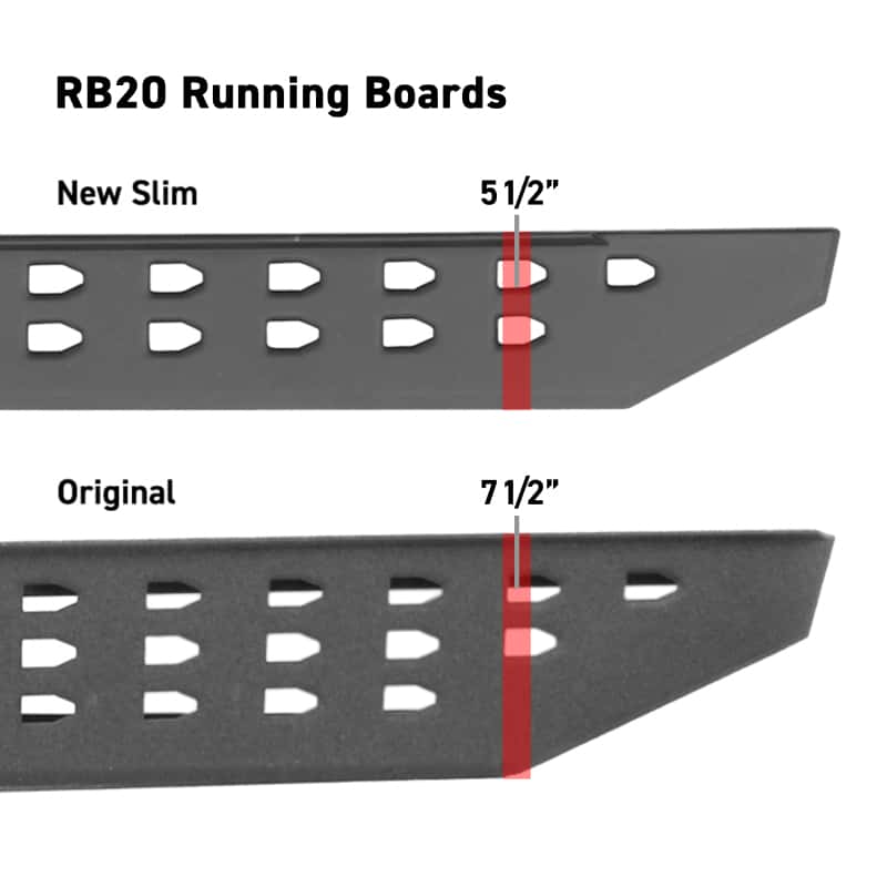 Go Rhino — Go Rhino RB20 Slim Running Boards - Universal 73in. - Tex. Blk
RUNNING BOARDS - view 17