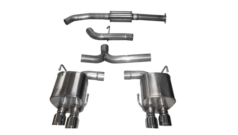 CORSA Performance — Corsa 2015-2021 Subaru WRX Cat Back Exhaust Polished Quad 3.5in Tips Sport
Exhaust - view 3