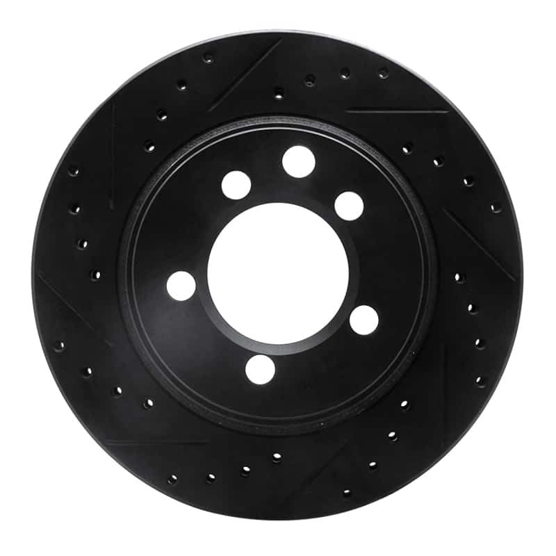 R1 Concepts — R1 74-81 Dodge Ramcharger 4WD Front Left Drilled & Slotted Black Brake Rotor
R1 Brake Rotor Drill - view 1