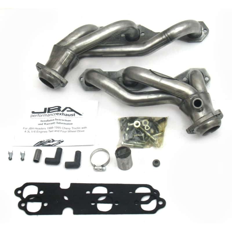 JBA — JBA 88-95 GM Truck 4.3L V6 w/o A.I.R. Injection 1-1/2in Primary Raw 409SS Cat4Ward Header
Exhaust Header - view 2