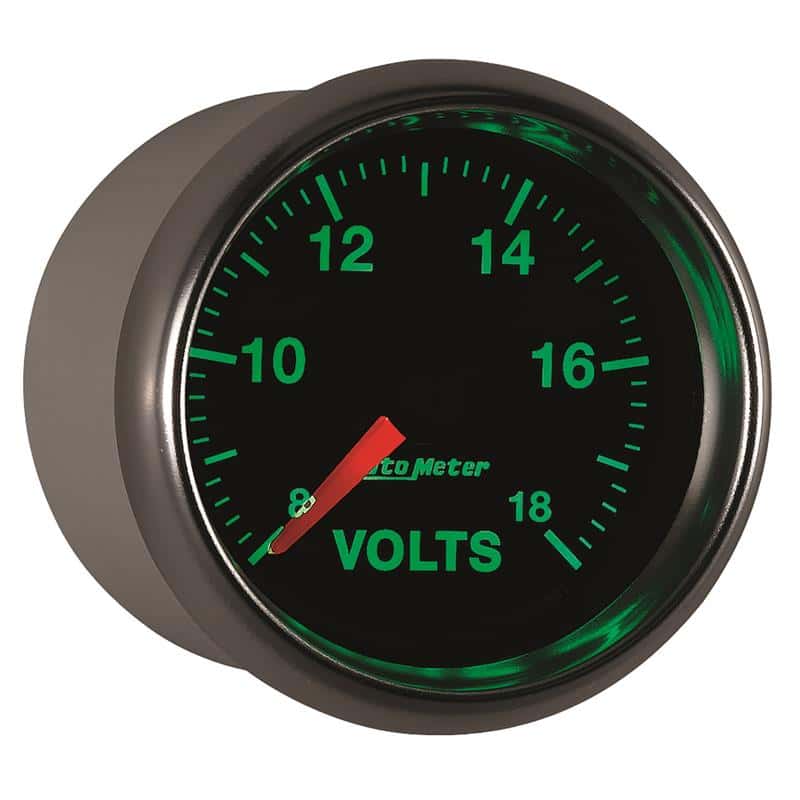 AutoMeter — Autometer GS Series 2-1/16in Voltmeter 18V Electrical Gauge Full Sweep
2-1/16" VOLTMETER, 8 - view 7