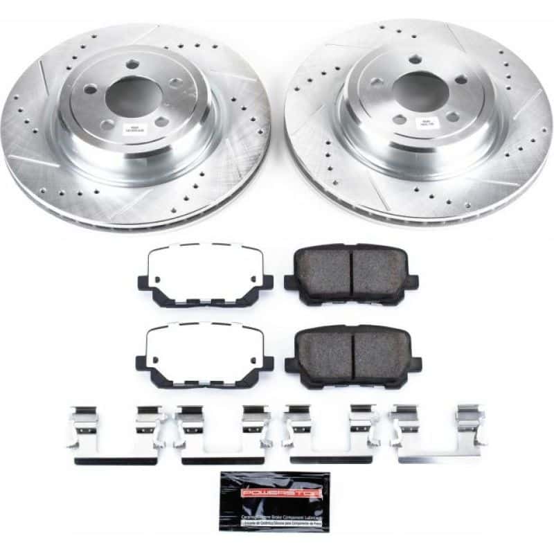 PowerStop — Power Stop 14-19 Dodge Charger Rear Z26 Street Warrior Brake Kit - view 1