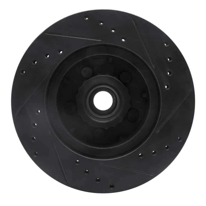 R1 Concepts — R1 71-81 Chrysler Newport Front Left Drilled & Slotted Black Brake Rotor
R1 Brake Rotor Drill - view 5