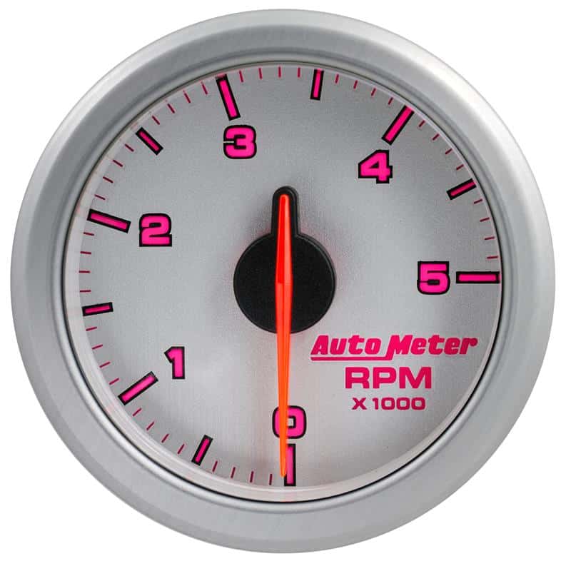 AutoMeter — Autometer Airdrive 2-1/6in Tachometer Gauge 0-5K RPM - Silver
GA 2" 5KRPM ARDRV SL - view 7