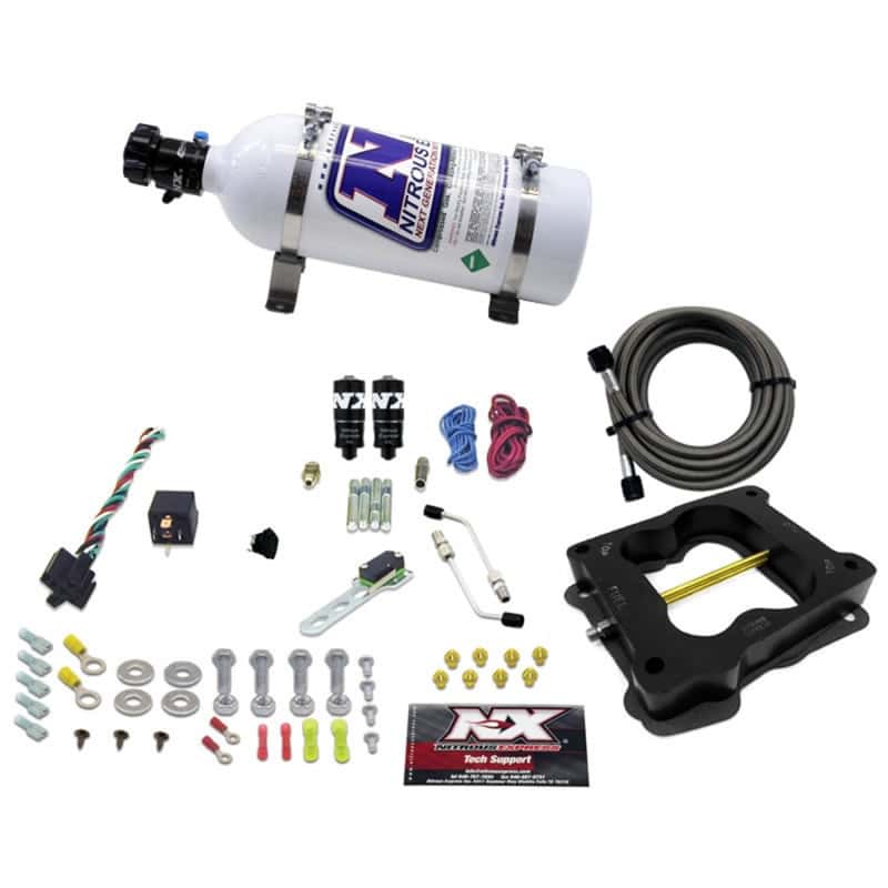 Nitrous Express — Nitrous Express Q-Jet/Holley Spread Bore Hitman Plus Nitrous Kit (50-200HP) w/5lb Bottle
Injection System Kit
N2OSys - view 1