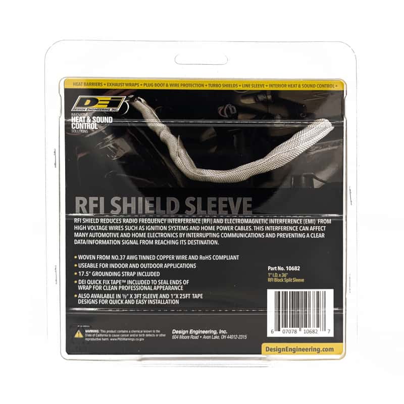 DEI — DEI RFI Shield Split Sleeve - 1in x 3ft
RF Split Sleeve 1" - view 4