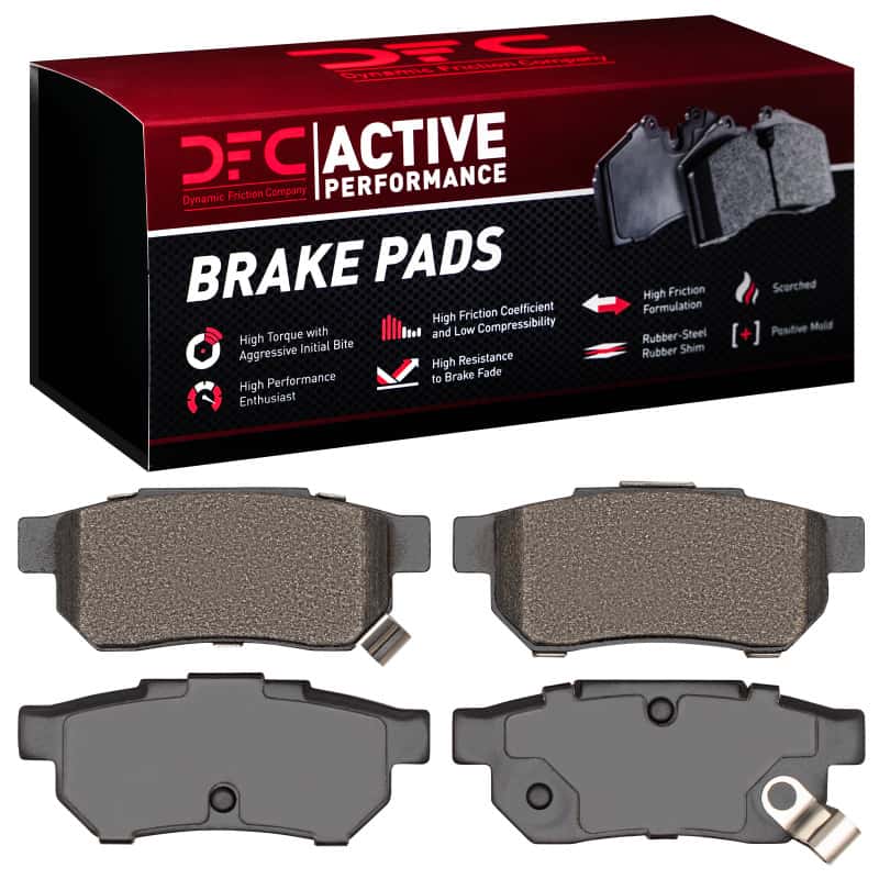 DFC — DFC 85-14 Acura Integra Rear Active Performance Pads - Low Metallic
DFC Brake Pad Set - view 1