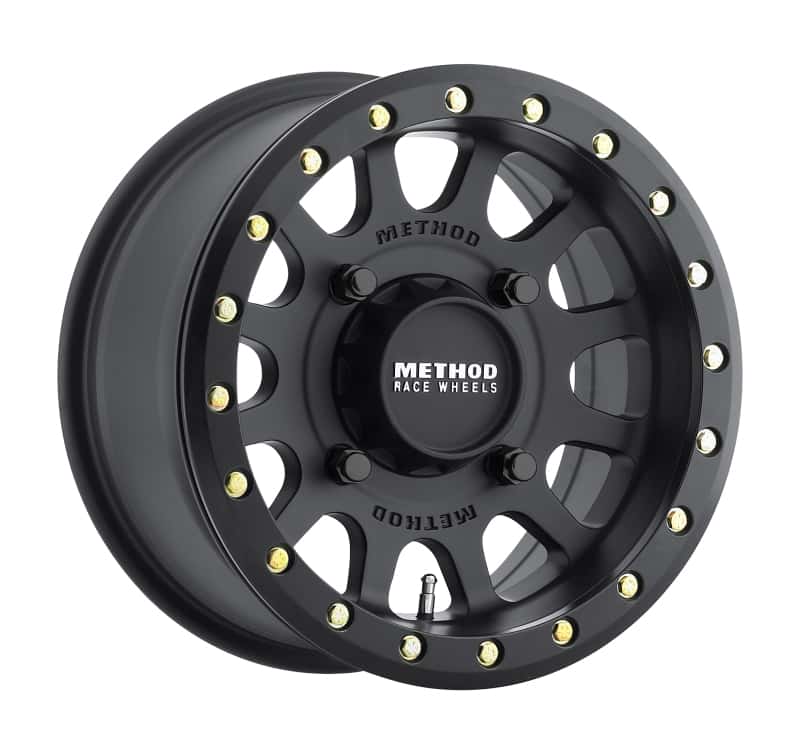 Method Wheels — Method MR401 UTV Beadlock 14x7 / 4+3/13mm Offset / 4x156 / 132mm CB Matte Black Wheel - view 1