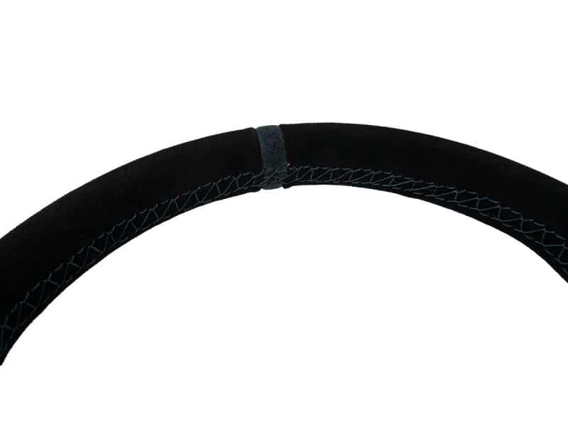 PRP Seats — PRP Comp-R D-Shape Suede Steering Wheel - Blue - view 3