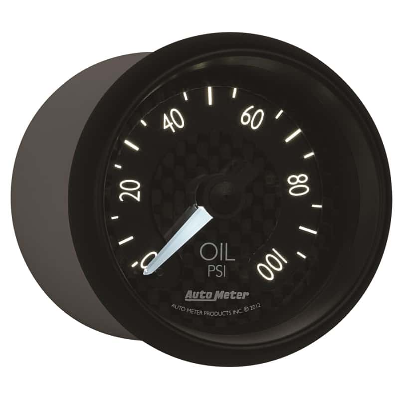 AutoMeter — Autometer GT Series 52mm Mechanical 0-100 psi Oil Pressure Gauge
2-1/16" OIL PRESS, 0 - view 11