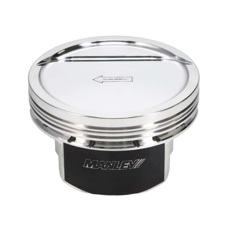 Manley Performance — Manley Small Block Chevy LS Series 4.080in Bore 1.115in CD -18cc Dish Platinum Series Pistons - E/D
Piston Set - view 6