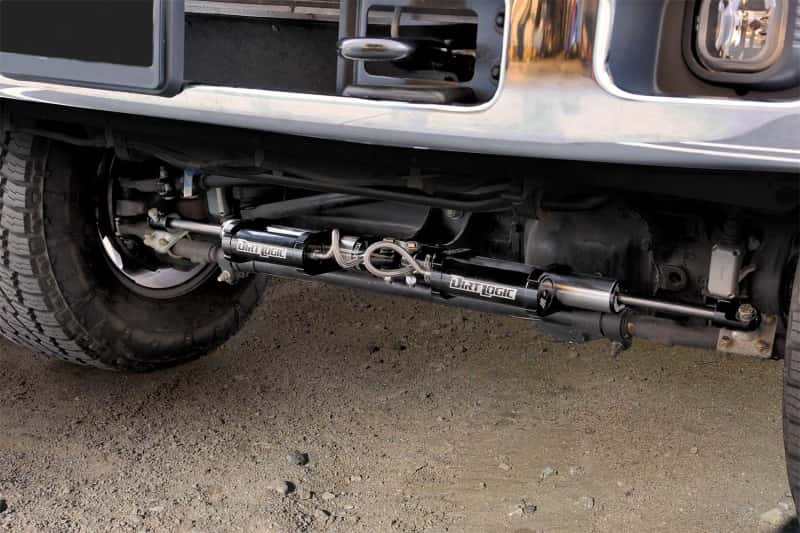 Fabtech — Fabtech 05-21 Ford F250/350 4WD Dual Steering Stabilizer System (Opposing Style) w/DL 2.25 Res Shock
Steering Damper Kit - view 2