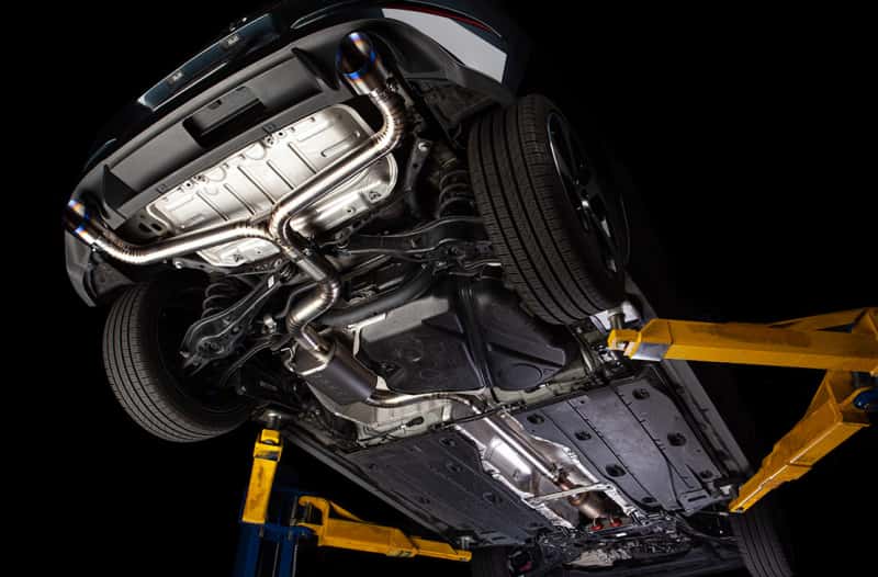 COBB — Cobb Subaru 18-21 Volkswagen GTI (MK7.5) Titanium Cat-Back Exhaust System - view 1