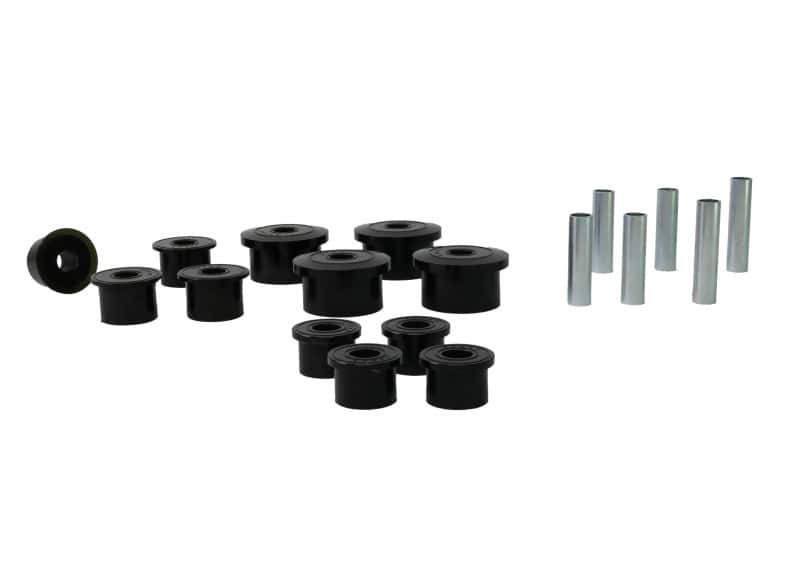 Whiteline — Whiteline 1986-1999 Jeep Cherokee Spring - Eye Front/Rear And Shackle Bushing
Bushing Kit - view 2