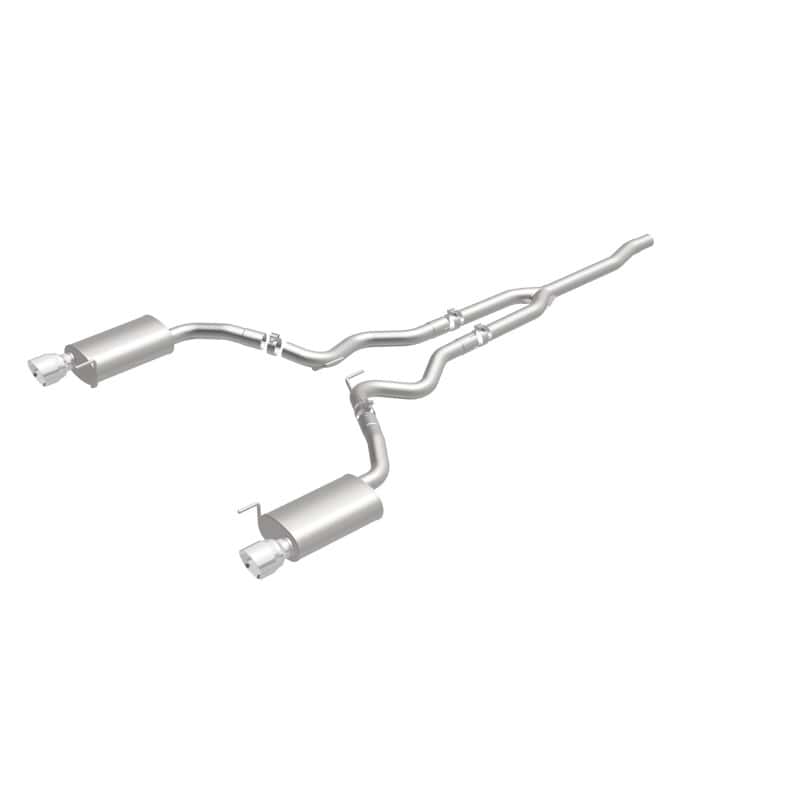 Magnaflow — MagnaFlow Cat Back, SS, 2.5in, Street, Dual Split Polished 4.5in Tips 2015 Ford Mustang Ecoboost
Cat-Back - view 25