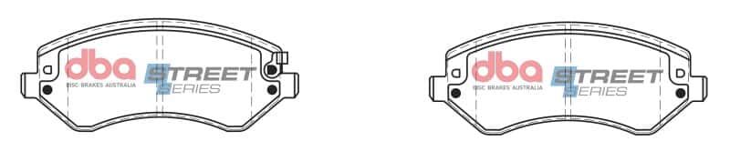 DBA — DBA 01-07 Chrysler Town & Country Street Series Front Brake Pads
Brake Pad - view 1