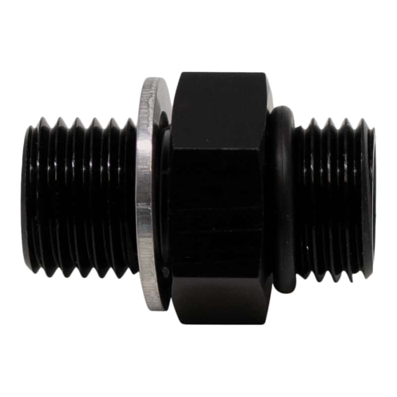DeatschWerks — DeatschWerks 8AN ORB Male to M18 X 1.5 Metric Male (Incl O-Ring and Washer) - Anodized Matte Black
Lines & Fittings - view 1