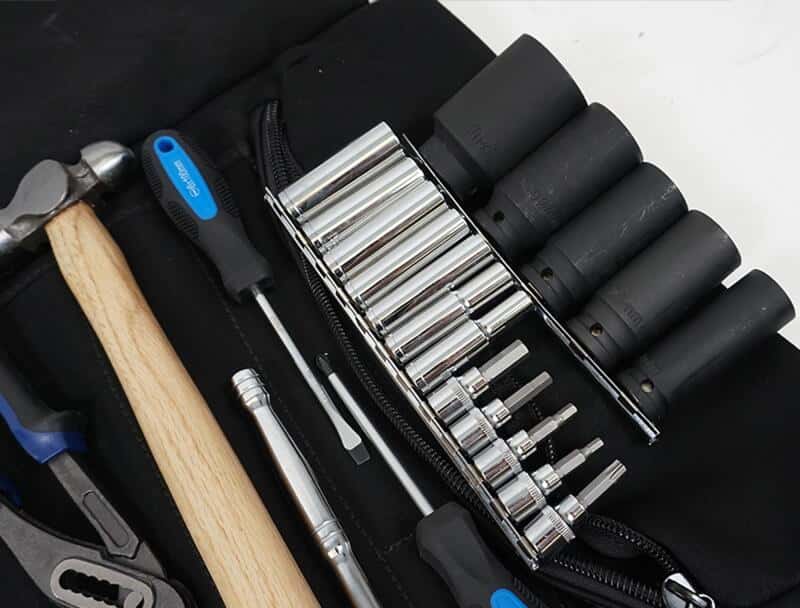 PRP Seats — PRP Kawasaki KRX Roll Up Tool Bag w/ 35pc Tool Kit - view 3