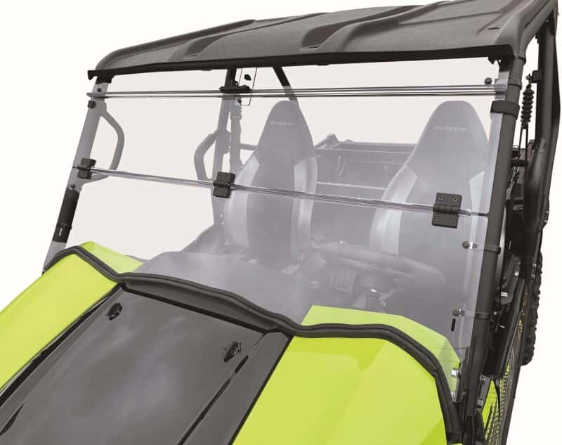 QuadBoss — QuadBoss 16-22 Kawasaki KRF800 Teryx Windbreak Folding Windshield - view 2
