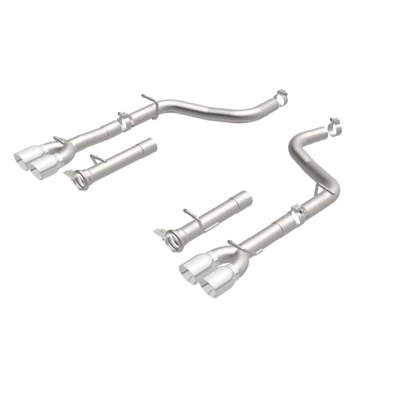 Magnaflow — MagnaFlow Axle-Back, SS, 2.5in, Quad Split Rear 3.5in Tip 2015 Dodge Challenger R/T 5.7L
Axle-Back - view 3