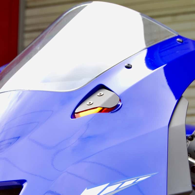 New Rage Cycles — New Rage Cycles 25+ Yamaha R9 Mirror Block Off Turn Signals - view 2