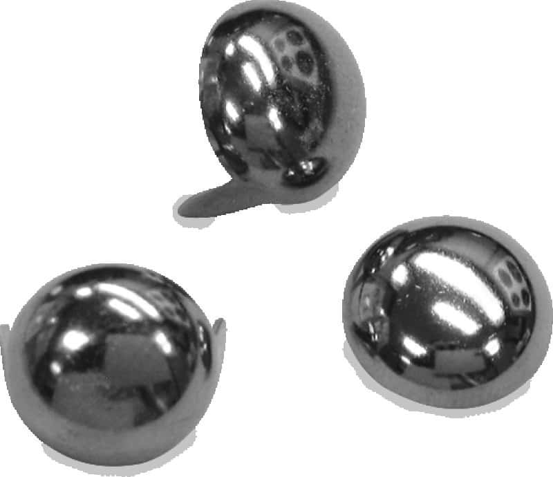 Mustang Motorcycle — Mustang Studs 12.5mm (Bag of 20) - Chrome - view 1
