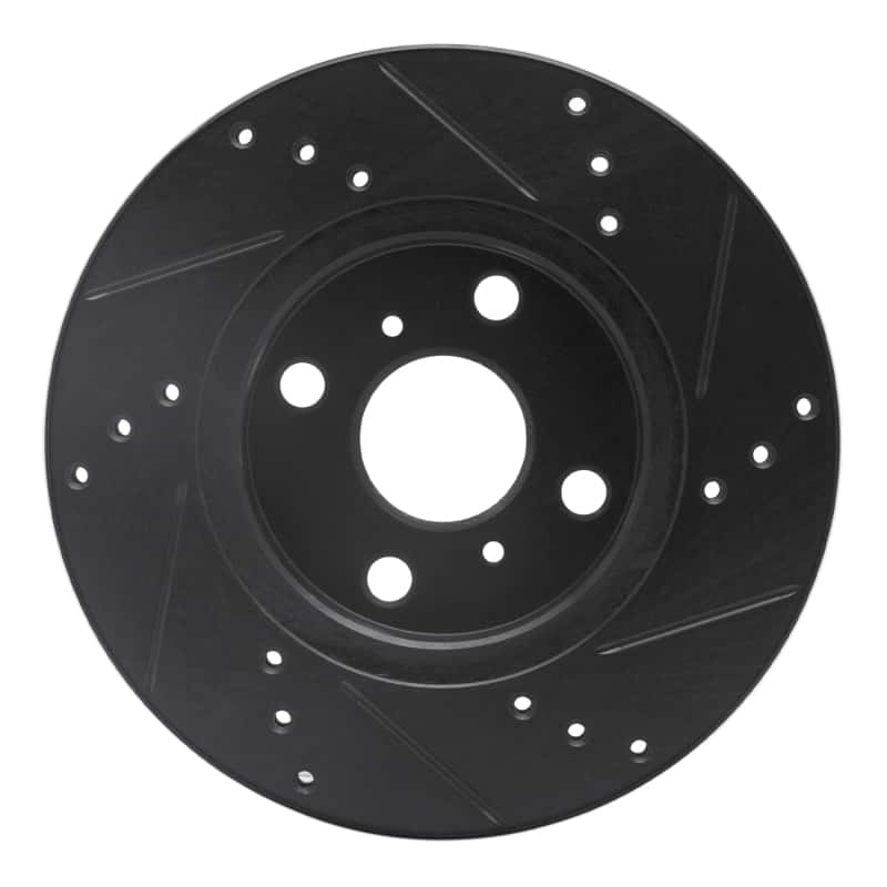 R1 Concepts — R1 12-15 Scion IQ Front Left Drilled & Slotted Black Brake Rotor
R1 Brake Rotor Drill - view 5