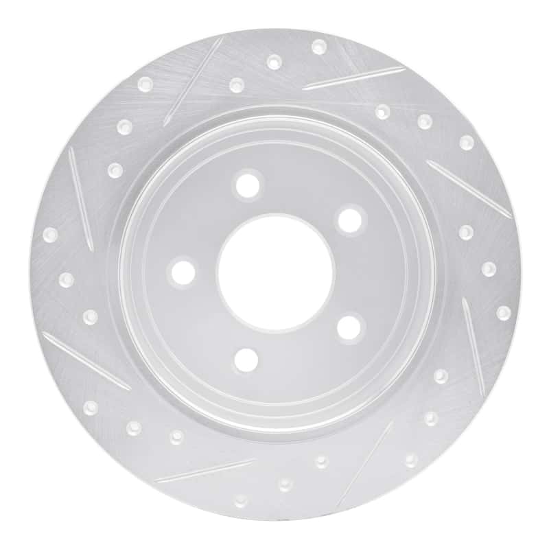 R1 Concepts — R1 91-95 Ford Crown Victoria Rear Right Drilled & Slotted Silver Brake Rotor
R1 Brake Rotor Drill - view 5