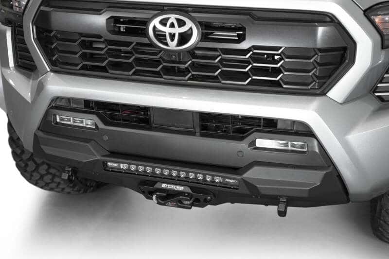 Addictive Desert Designs — Addictive Desert Designs 2024 Toyota Tacoma Stealth Center Mount Winch Front Bumper
Bumper- Front - view 14