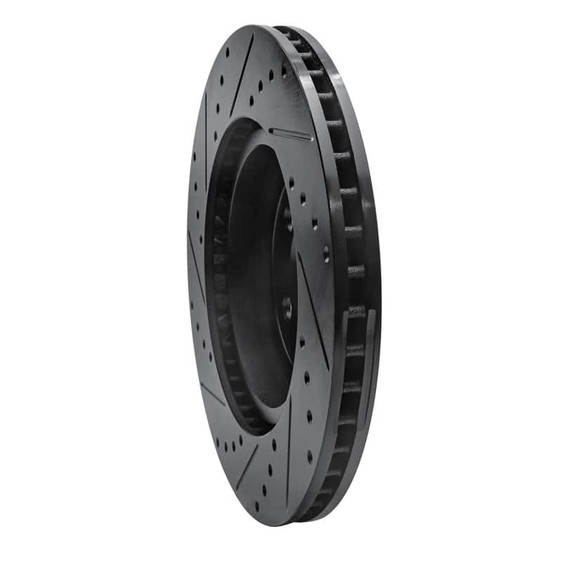 R1 Concepts — R1 09-23 Dodge Challenger Front Right Drilled & Slotted Black Brake Rotor
R1 Brake Rotor Drill - view 4
