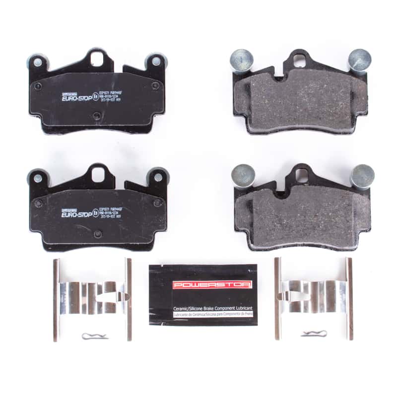 PowerStop — Power Stop 04-10 Volkswagen Touareg Euro-Stop ECE-R90 Rear Brake Pads
EuroStop Brake Pad - view 1