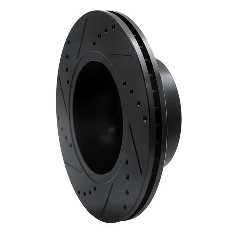 R1 Concepts — R1 99-04 Land Rover Discovery Front Right Drilled & Slotted Black Brake Rotor
R1 Brake Rotor Drill - view 4