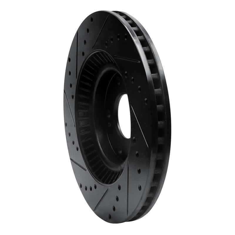 R1 Concepts — R1 15-20 Kia Sorento Front Right Drilled & Slotted Black Brake Rotor
R1 Brake Rotor Drill - view 4