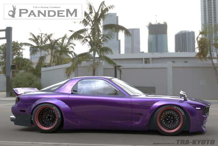 GReddy — GReddy Mazda RX-7 Pandem Wide Body Boss Front Bumper - view 3