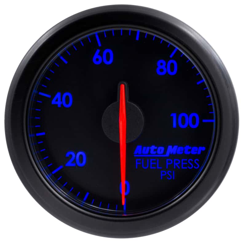 AutoMeter — Autometer Airdrive 2-1/6in Fuel Pressure Gauge 0-100 PSI - Black
GA 2" FUELP ARDRV BK - view 9