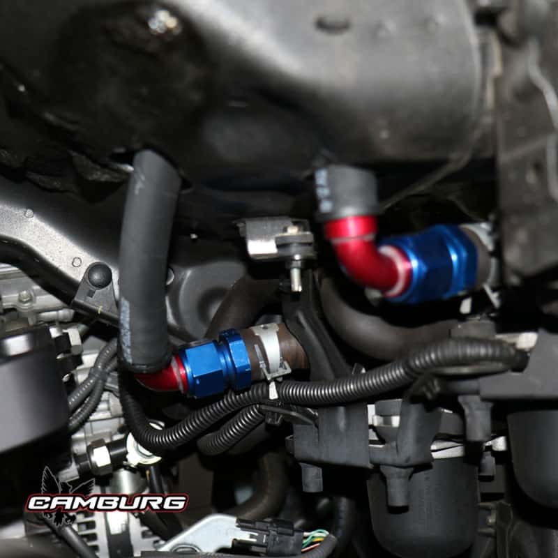 Camburg — Camburg 07-21 Toyota Tundra Engine Breather Kit
Relocation Kit - view 3