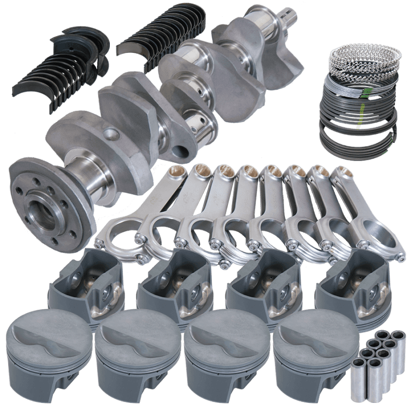 Eagle — Eagle Chevy 350 3.480in Crank 5.700in H-Beam -5cc Flat Top 4.000in Pistons Rotating Assembly
Competition Assembly - view 1
