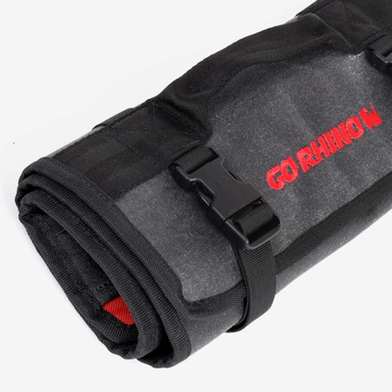 Go Rhino — Go Rhino XVenture Gear Tool Roll - Small (4x4in. Closed) 12oz Waxed Canvas - Black
Xventure Tool Roll - view 9