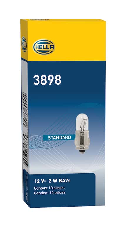Hella — Hella 3898 12V 2W BA7s T2 Halogen Bulb (Min Order Qty 10)
3898 Incan Bulb - view 9