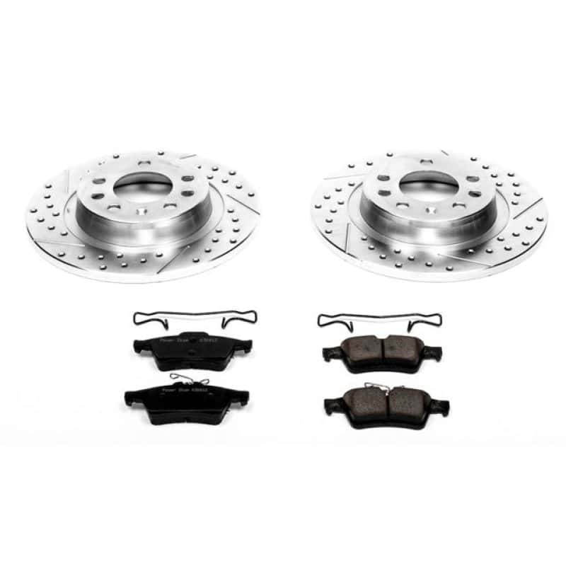 PowerStop — Power Stop 06-09 Pontiac Solstice Rear Z23 Evolution Sport Brake Kit - view 1