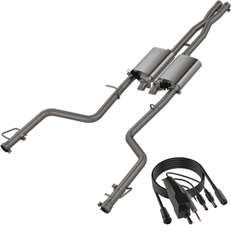 QTP — 2015-2023 Dodge Challenger 5.7L QTP Screamer Cat Back - view 3